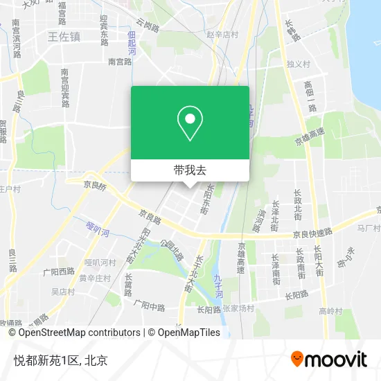悦都新苑1区地图