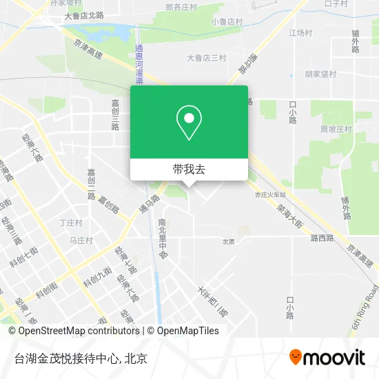 台湖金茂悦接待中心地图