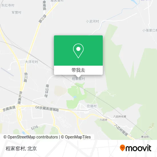 程家窑村地图