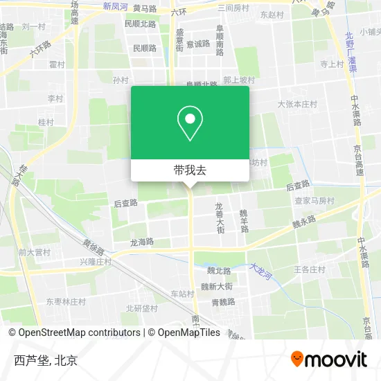 西芦垡地图