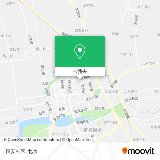 恒安社区地图