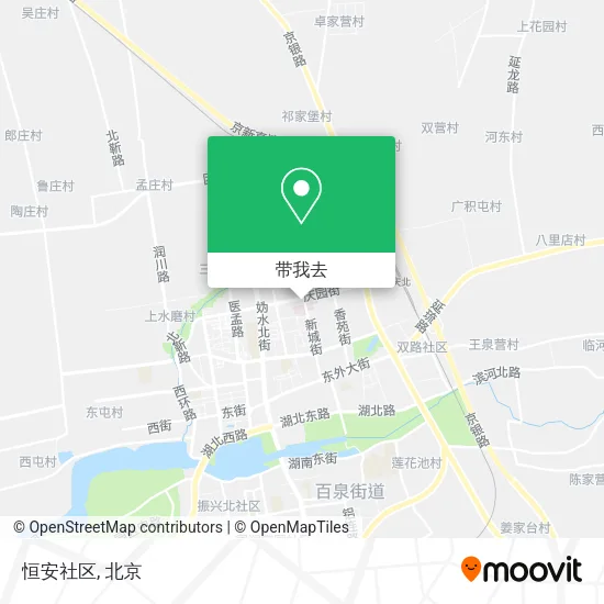 恒安社区地图