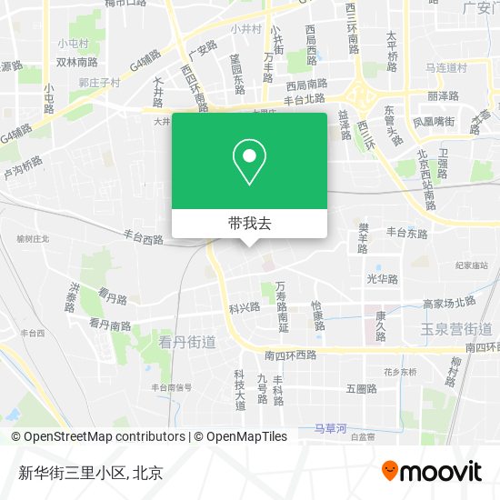 新华街三里小区地图