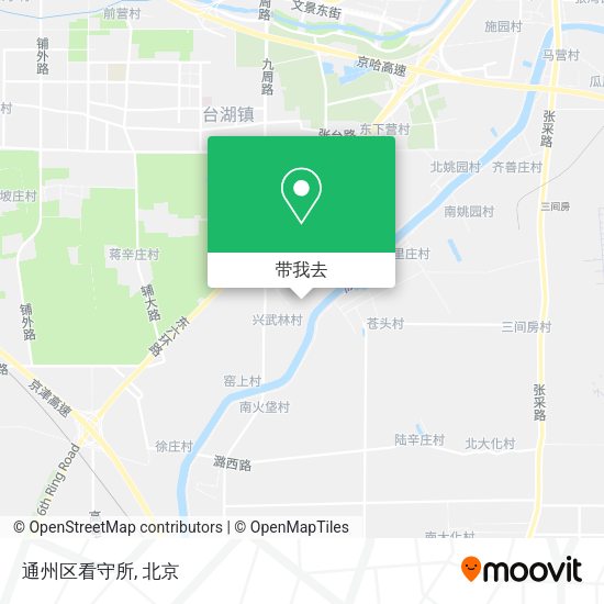 通州区看守所地图