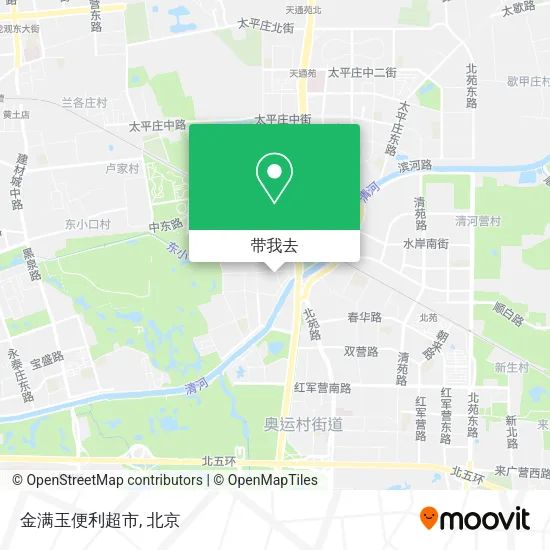 金满玉便利超市地图