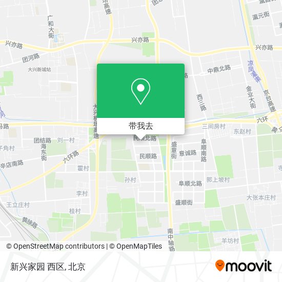 新兴家园 西区地图