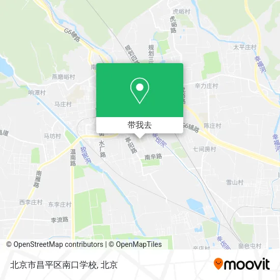 北京市昌平区南口学校地图