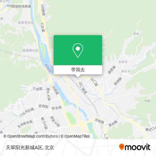 天翠阳光新城A区地图