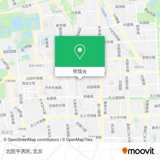 北院平房区地图
