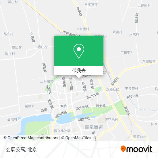 会展公寓地图