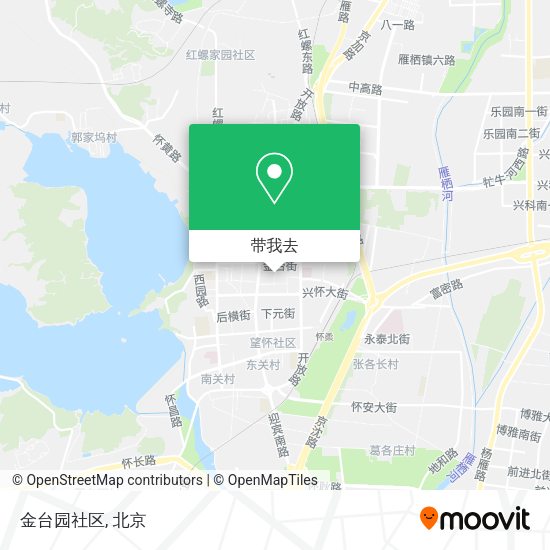 金台园社区地图