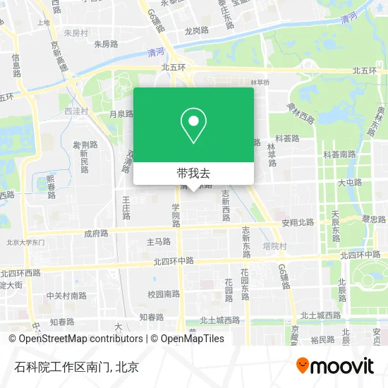 石科院工作区南门地图