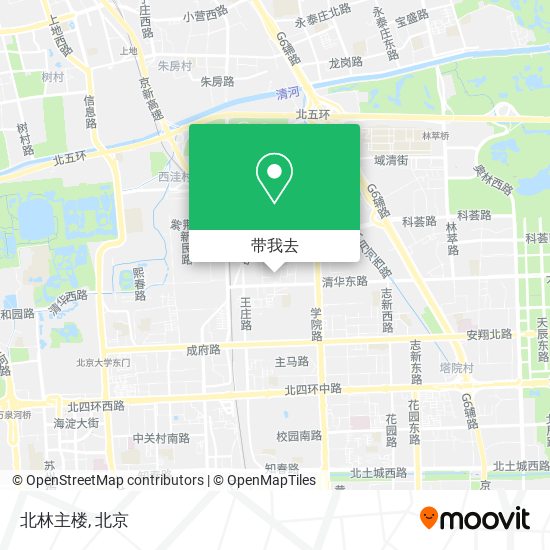 北林主楼地图