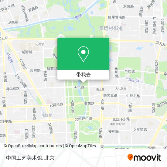 中国工艺美术馆地图