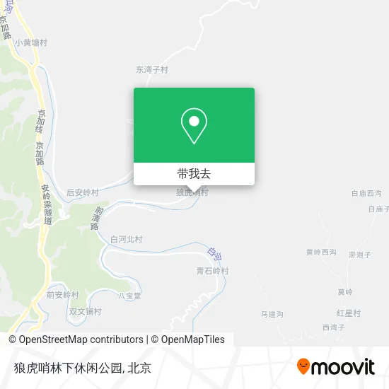 狼虎哨林下休闲公园地图