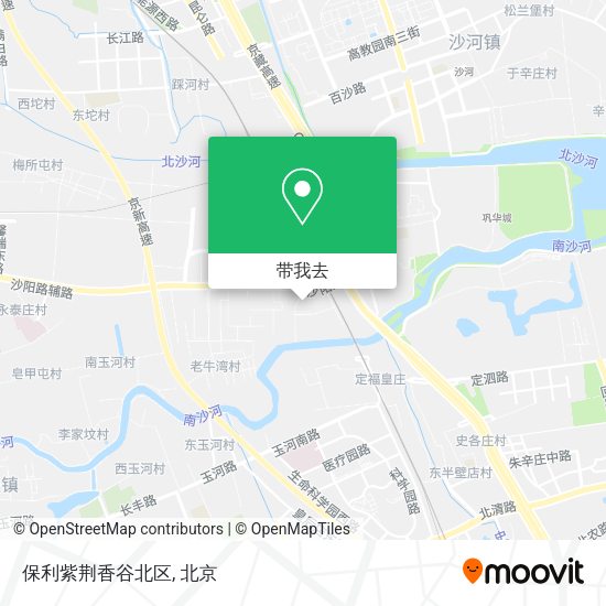 保利紫荆香谷北区地图