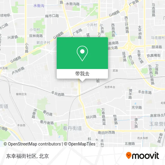 东幸福街社区地图