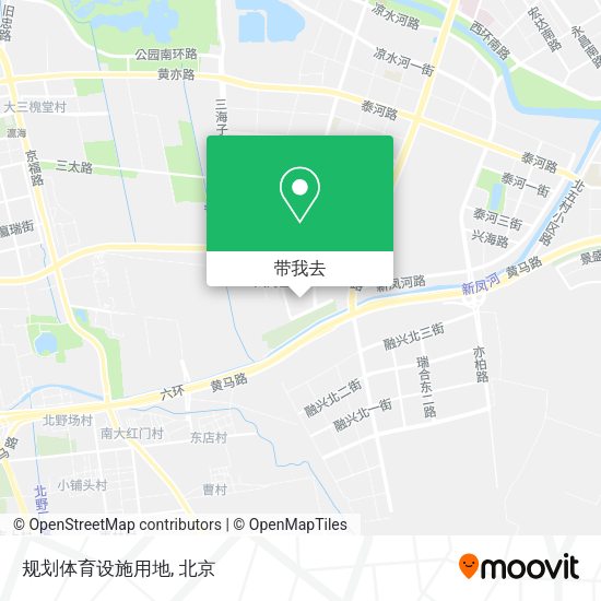 规划体育设施用地地图