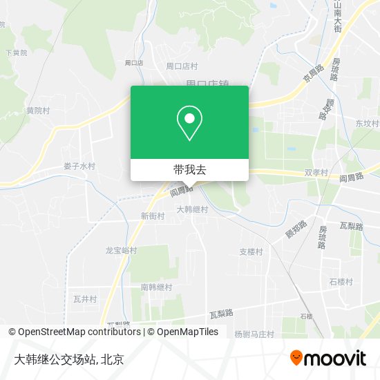 大韩继公交场站地图