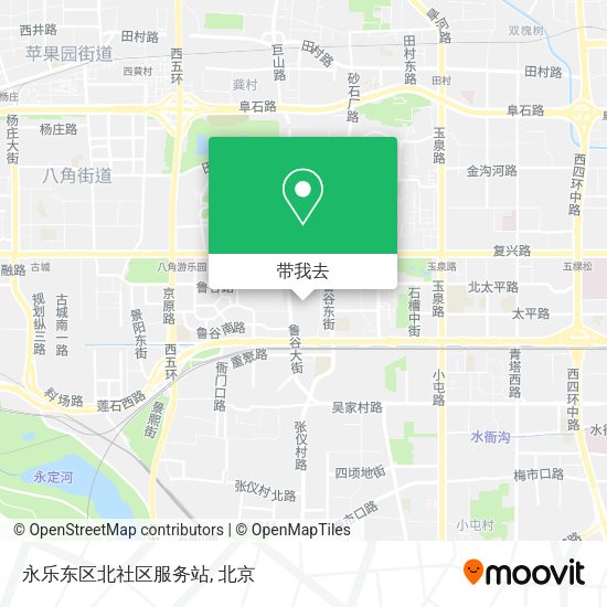 永乐东区北社区服务站地图