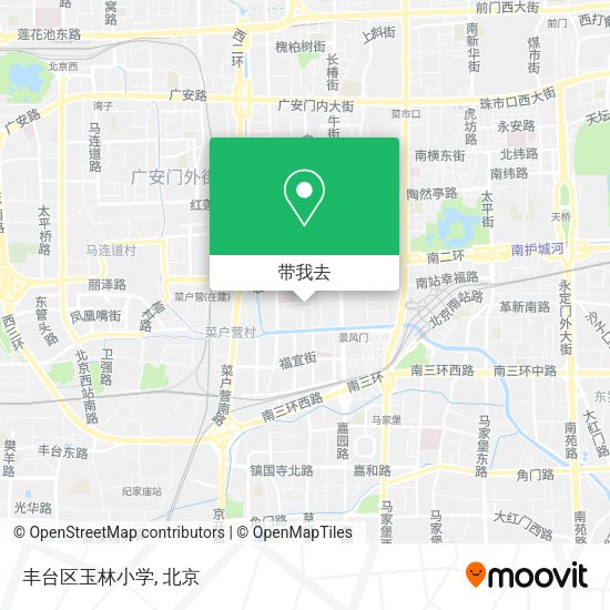 丰台区玉林小学地图