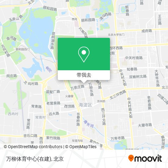 万柳体育中心(在建)地图