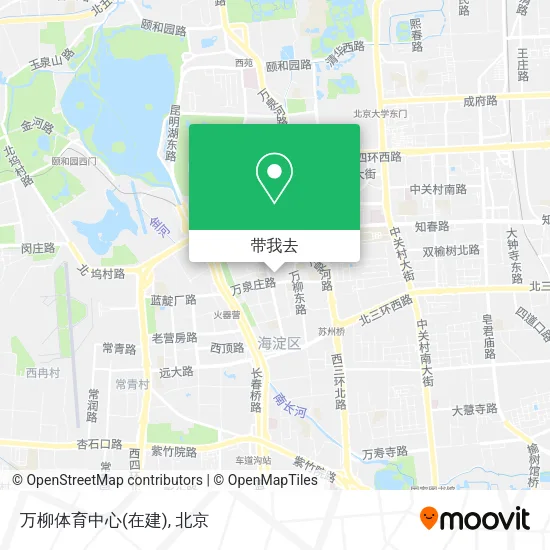 万柳体育中心(在建)地图
