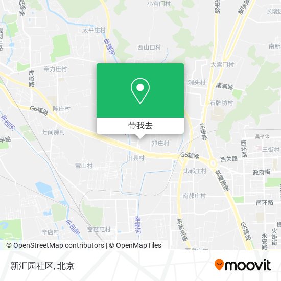 新汇园社区地图