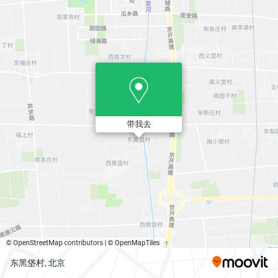 东黑垡村地图