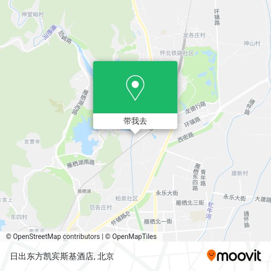 日出东方凯宾斯基酒店地图