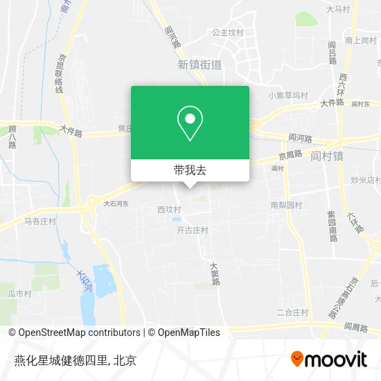 燕化星城健德四里地图