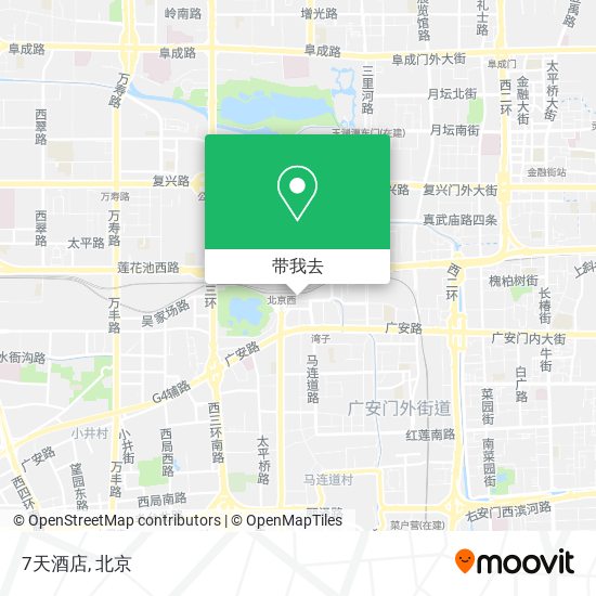 7天酒店地图