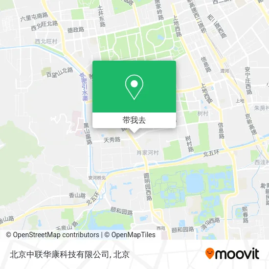 北京中联华康科技有限公司地图