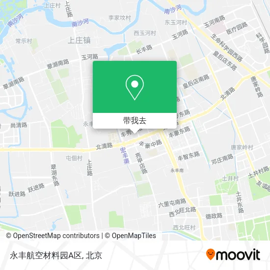 永丰航空材料园A区地图