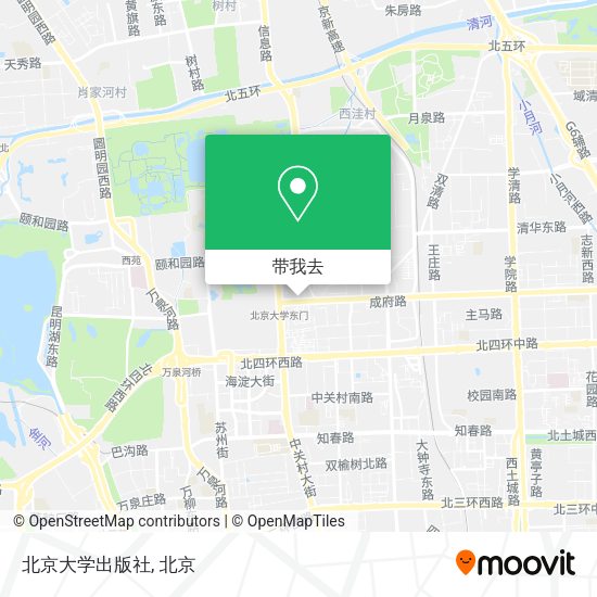 北京大学出版社地图