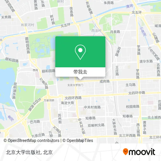 北京大学出版社地图