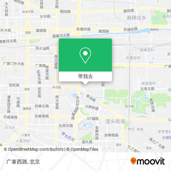 广泰西路地图