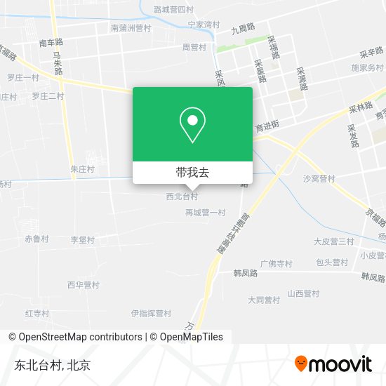 东北台村地图