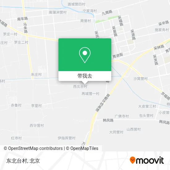 东北台村地图