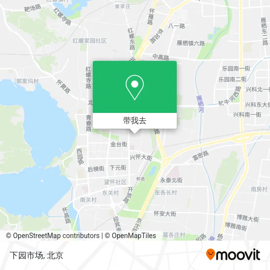 下园市场地图