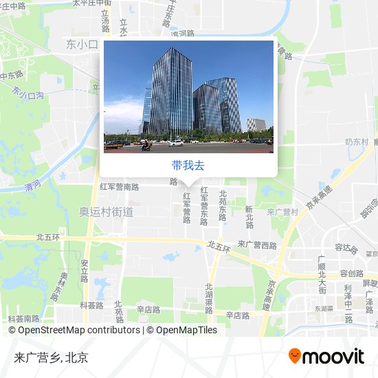 来广营乡地图