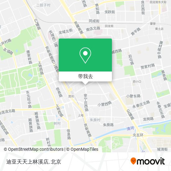 迪亚天天上林溪店地图