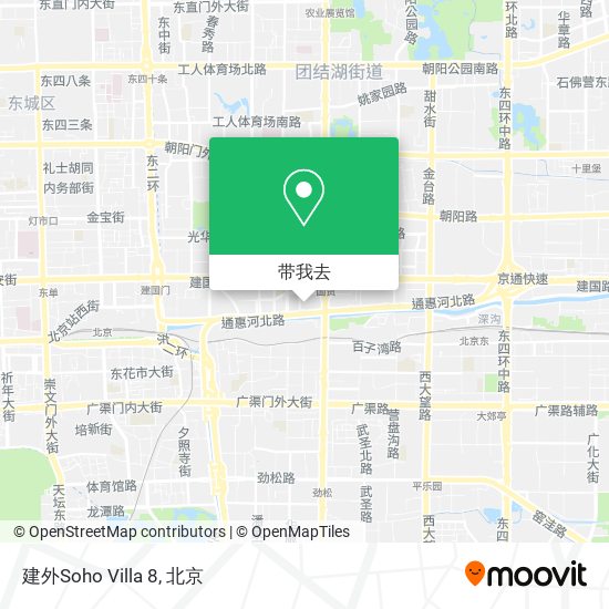 建外Soho Villa 8地图