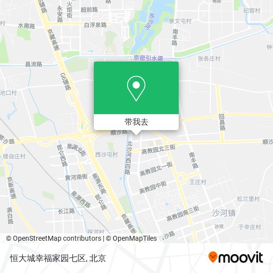 恒大城幸福家园七区地图