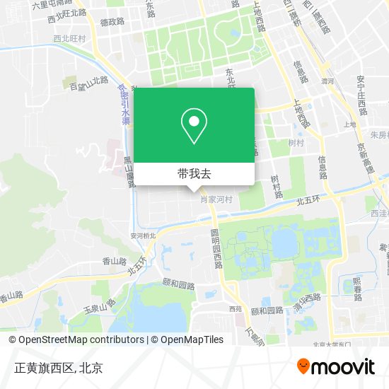 正黄旗西区地图
