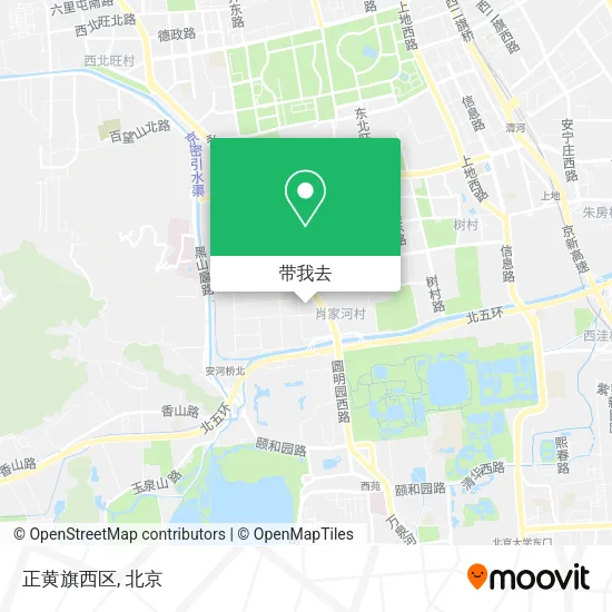 正黄旗西区地图