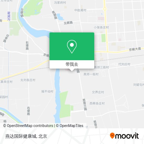 燕达国际健康城地图