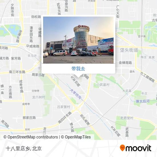 十八里店乡地图