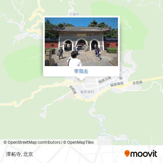 潭柘寺地图