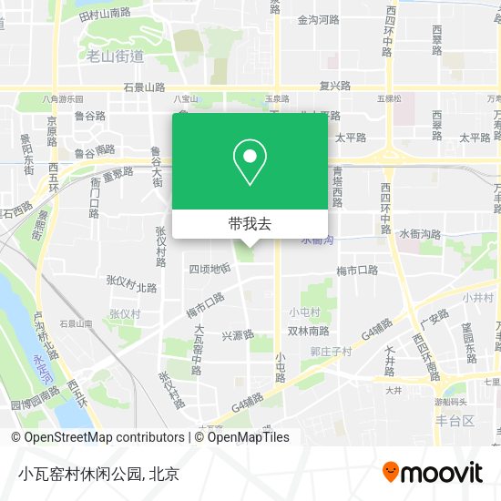 小瓦窑村休闲公园地图